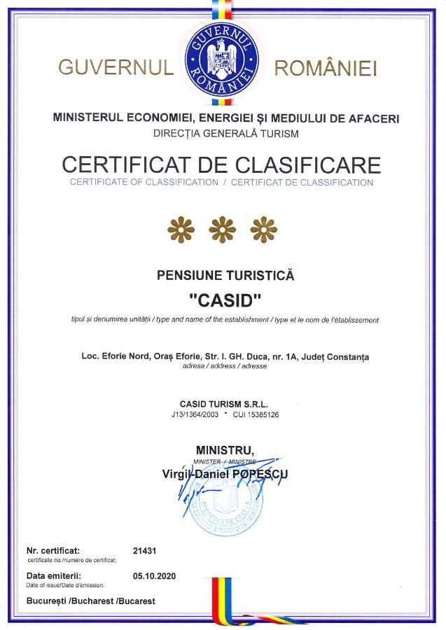 Pensiunea Casid Eforie Nord Ngoại thất bức ảnh